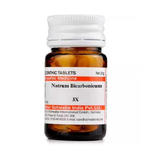 Willmar Schwabe India Natrum Bicarbonicum (20g) For Nausea & Vomiting, Acidity
