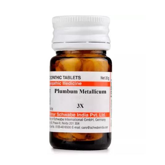 Willmar Schwabe India Plumbum Metallicum (20g) For Indigestion, Acidity