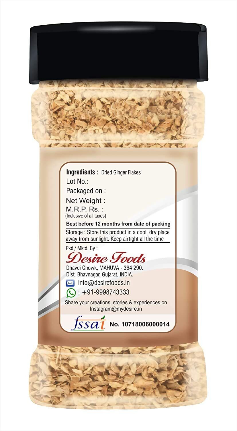 Desire Dried Ginger Flakes - Distacart