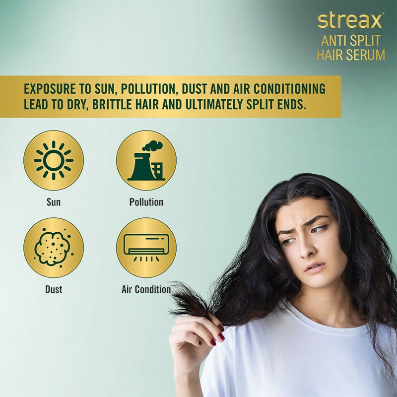 Streax Anti Split Hair Serum With Bio-Elixir - Grab2buy
