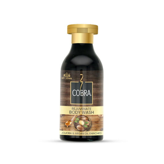 ST.JOHN Cobra Natural Body Wash Jojoba & Argan Oil for Deep Moisture & Radiant, Refreshing Fragrance For All Skin Types