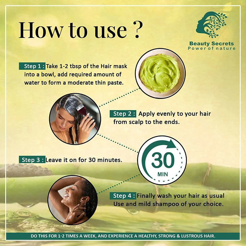 Beauty Secrets Ayurvedic Hair Mask - Grab2buy