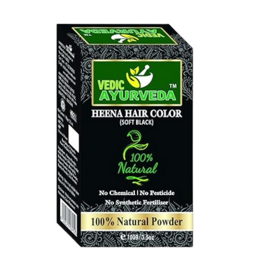 VedicAyurveda Natural Henna hair color Soft Black Grab2Buy VedicAyurveda Grab2Buy