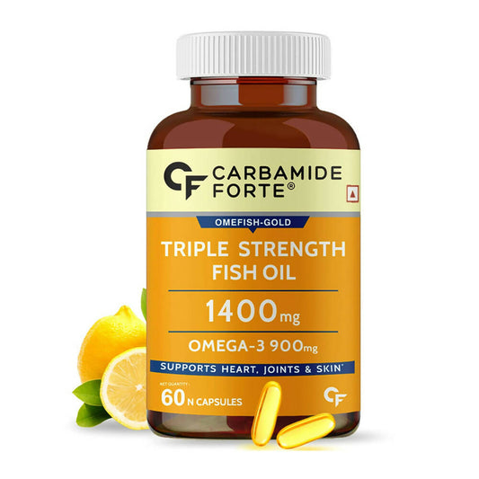 Carbamide Forte Triple Strength Fish Oil Capsules - Grab2buy