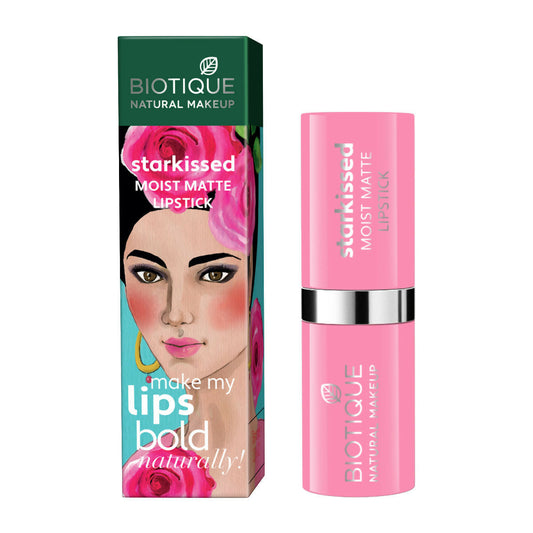 Biotique Starkissed Moist Matte Lipstick - Baewatch