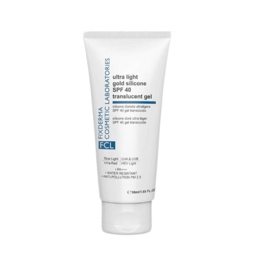 FCL Ultra Light Gold Silicone SPF 40 Translucent Gel