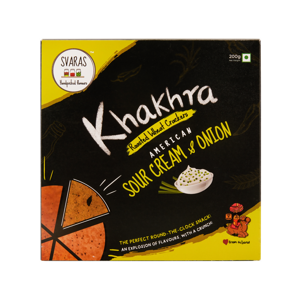 Svaras American Sour Cream & Onion Khakhra - Grab2buy