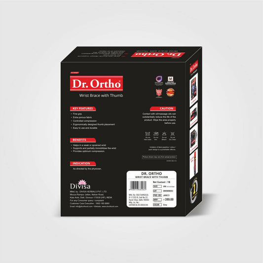 Dr. Ortho Wrist Brace with Thumb - Grab2buy