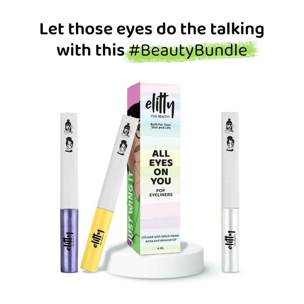 Elitty Eye Gotta Feeling Daylight Pop Color Eyeliner Combo - Grab2buy