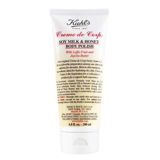 Kiehl's Creme de Corps Soy Milk & Honey Body Polish With Shea Butter And Sweet Almond Oil