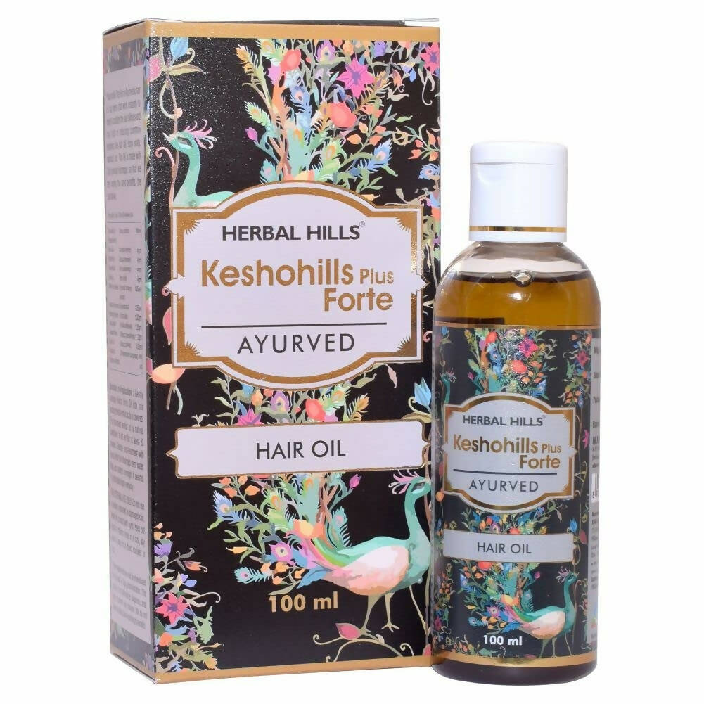 Herbal Hills Keshohills Plus Forte Ayurvedic Hair Oil - Grab2buy