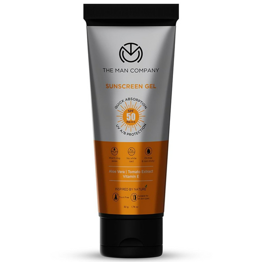 The Man Company Oil-Free Sunscreen Gel SPF 50 PA+++ For Men Grab2Buy The Man Company Grab2Buy