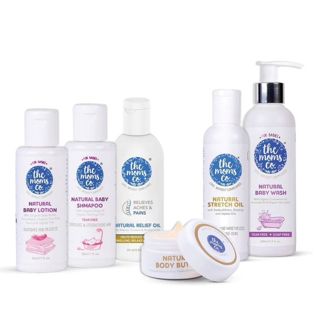 The Moms Co Natural Mom And Baby Starter Kit - Grab2buy
