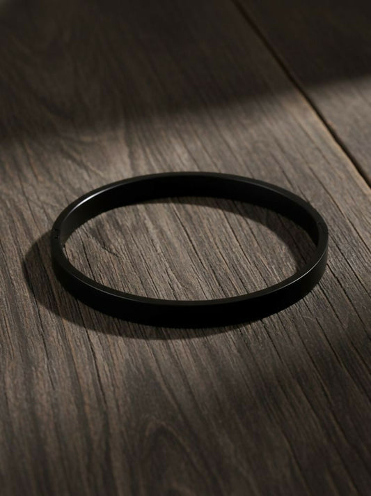 NVR Men Black Kada Bracelet