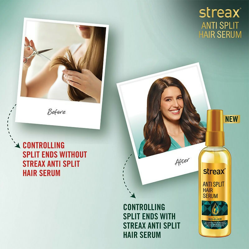 Streax Anti Split Hair Serum With Bio-Elixir - Grab2buy