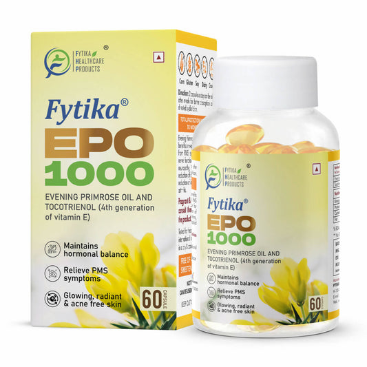 Fytika Epo 1000 Evening Primrose Oil and Tocotrienol Capsules - Grab2buy