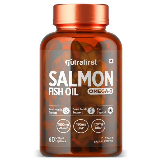 Nutrafirst Salmon Fish Oil Capsules - Grab2buy
