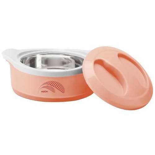 Milton New Marvel 1000 Inner Steel Casserole For Roti/Chapati - Peach Color Grab2Buy Milton Grab2Buy