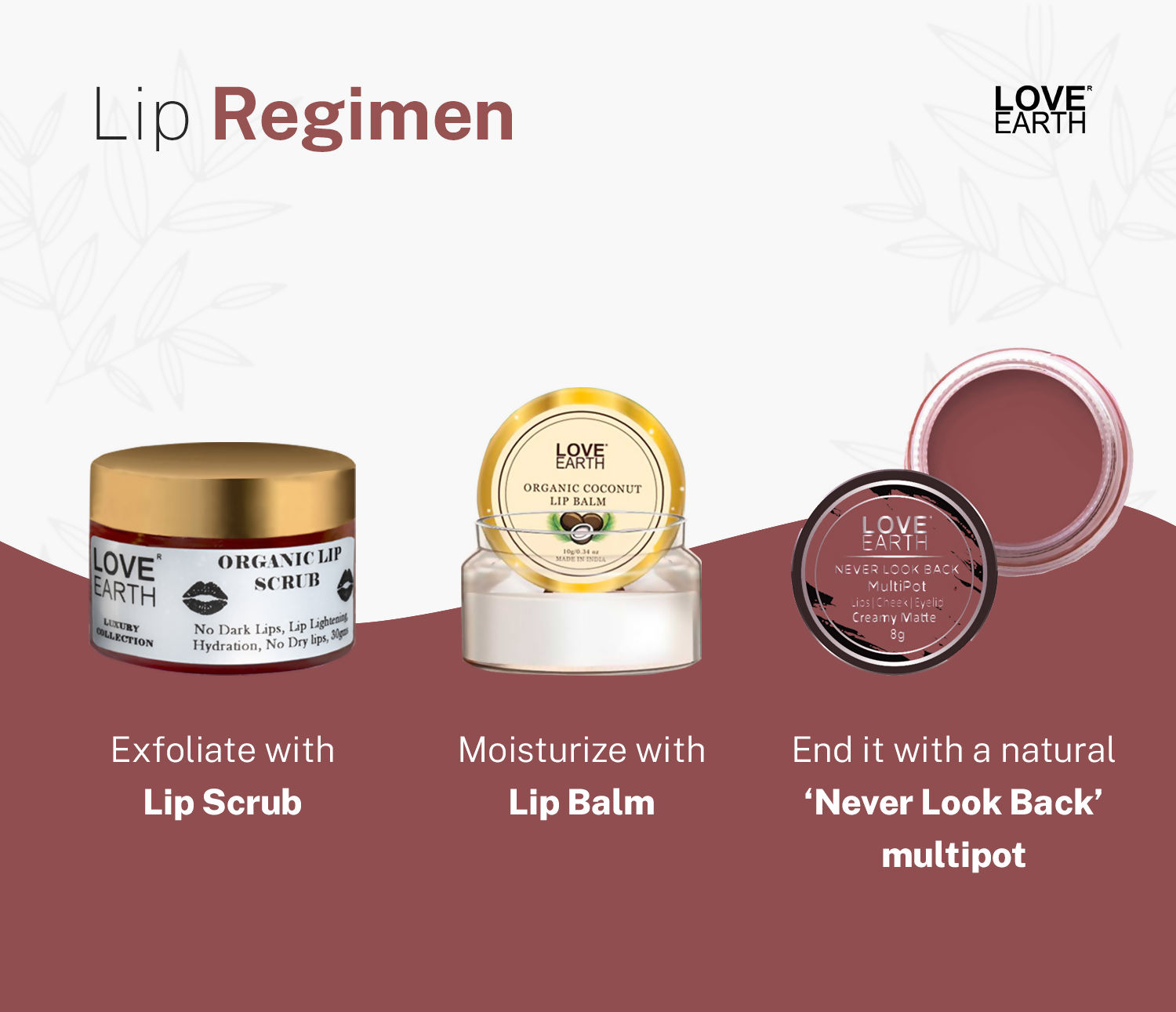 Love Earth Lip Tint & Cheek Tint Multipot Combo (Ruby Pink & Raspberry Pink) - Distacart