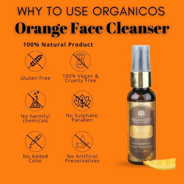Organicos Orange Face Cleanser - Grab2buy