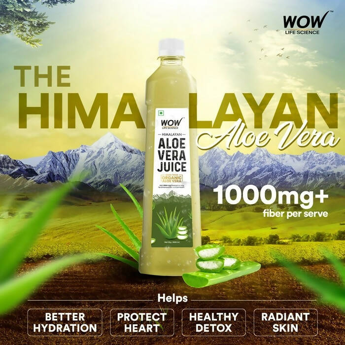 Wow Life Science Himalayan Aloe Vera Juice - Distacart