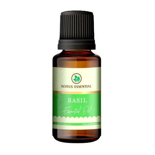 Korus Essential Basil Essential Oil - Therapeutic Grade