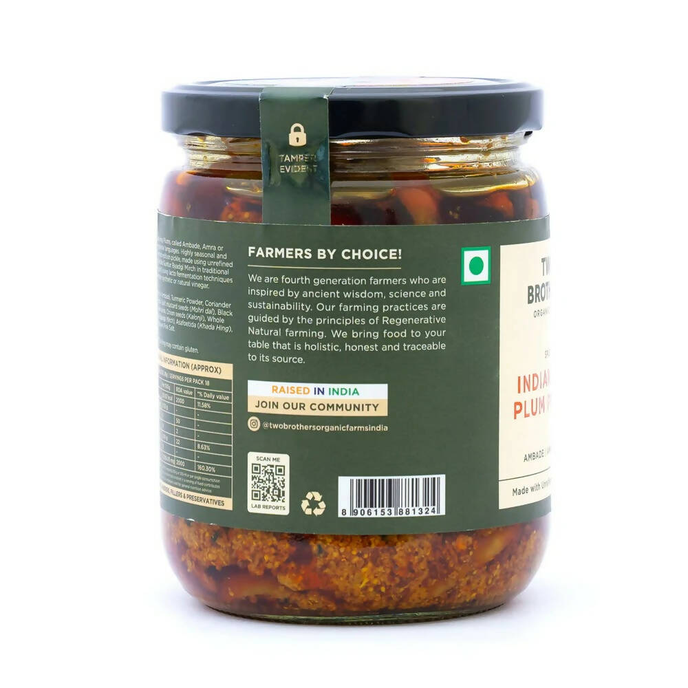 Two Brothers Organic Farms Indian Hog Plum Pickle - Distacart