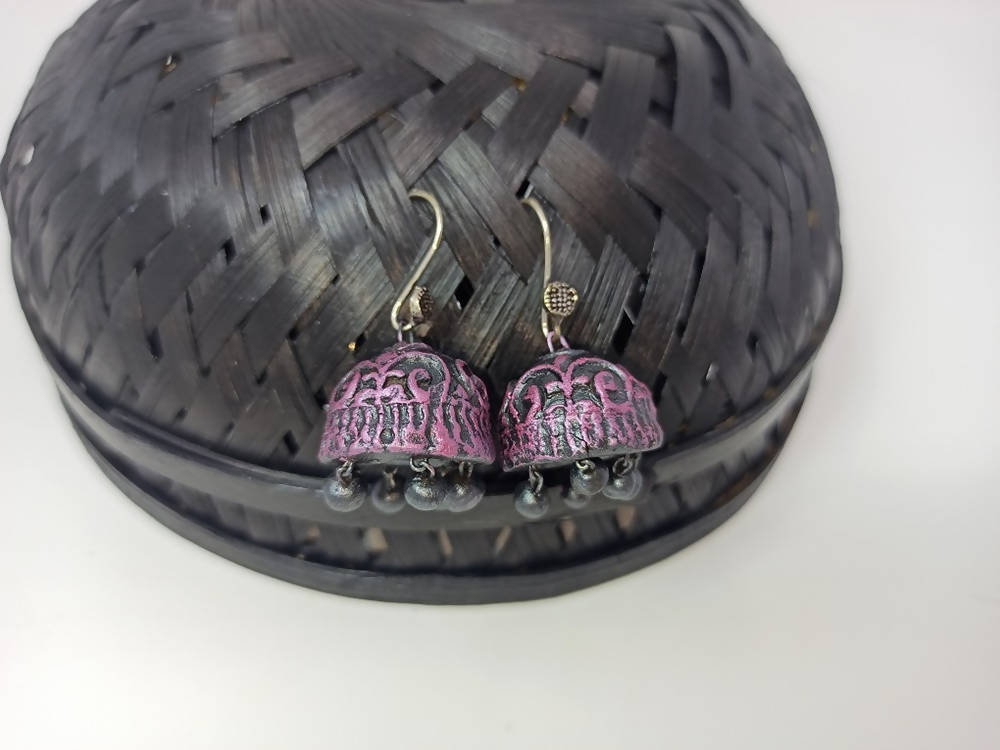 Terracotta Hanging Jhumkas