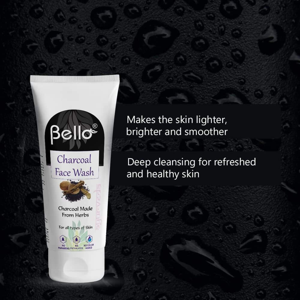 Bello Herbals Charcoal Face Wash - Grab2buy