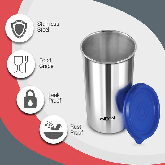 Milton Stainless Steel Tumbler with Lid - 415ml Grab2Buy Milton Grab2Buy
