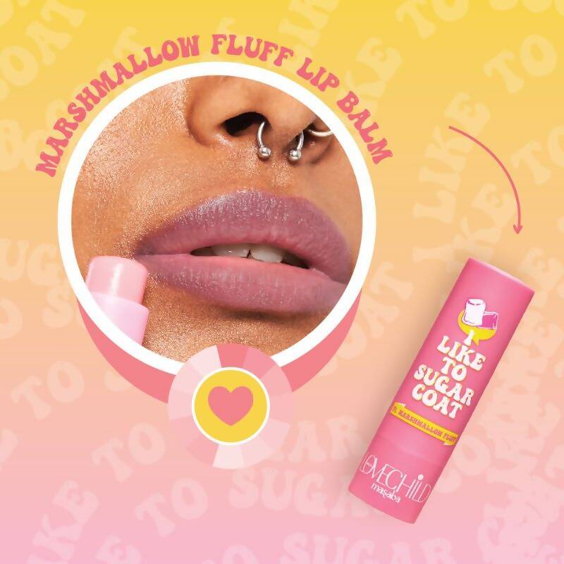 LoveChild By Masaba Gupta Lip Balm - I Like To Sugar Coat Marshmallow Fluff - Grab2buy
