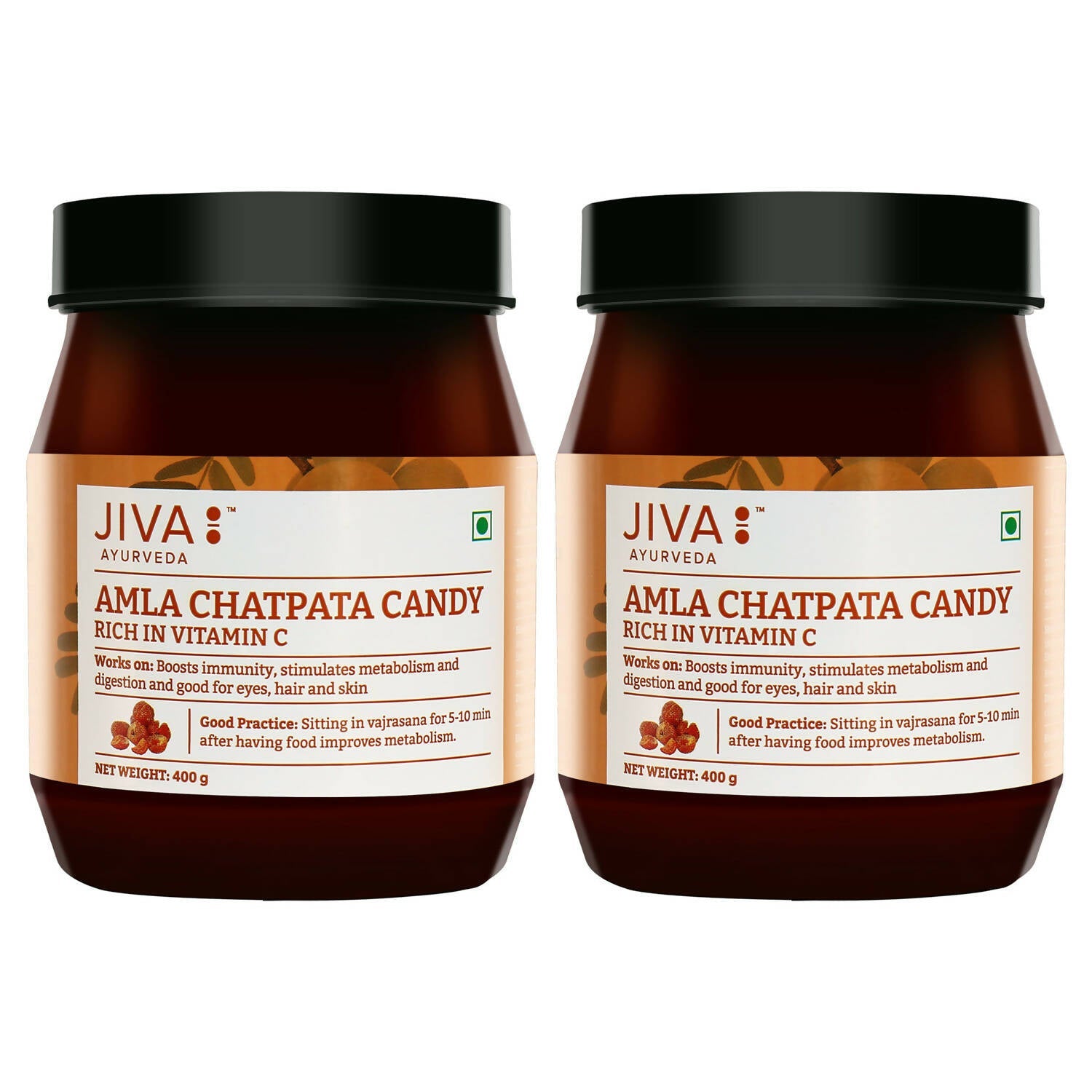 Jiva Ayurveda Chatpata Amla Candy - Distacart