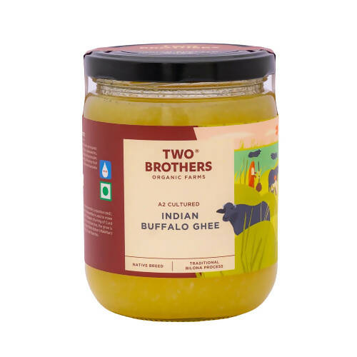 Two Brothers Organic Farms Indian Buffalo Ghee - A2 Cultured - Grab2buy