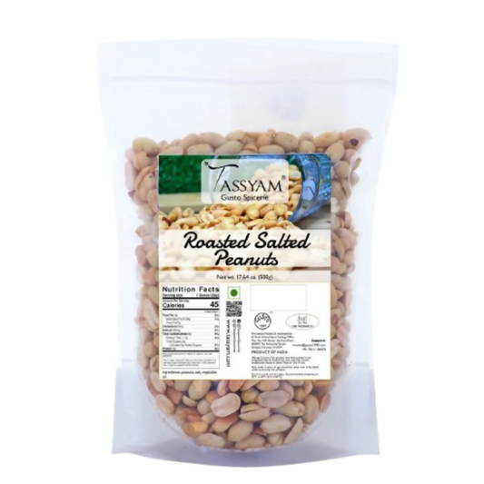 Tassyam Organics Roasted Salted Redskin Peanuts