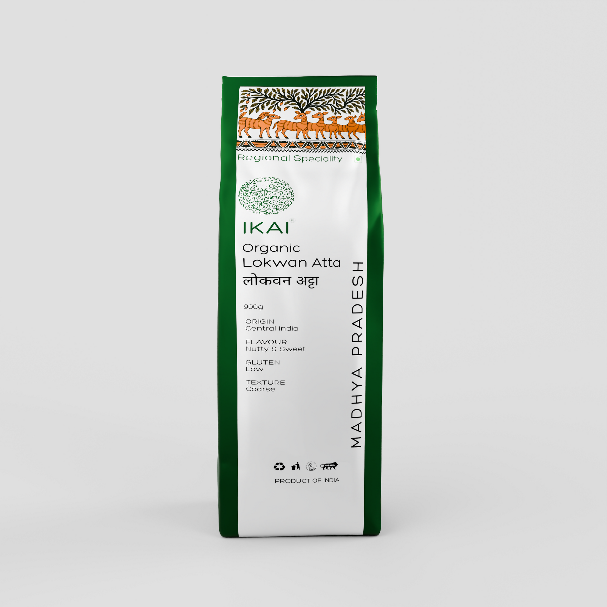 2 - Organic Lokwan Atta - 1000 gm