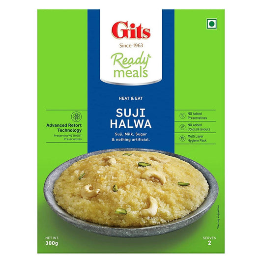 Gits Ready Meals Heat & Eat Suji Halwa - Grab2buy