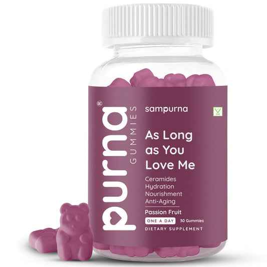 Purna As Long As You Love Me Ceramides Gummies - Passion Fruit Grab2Buy Purna Grab2Buy