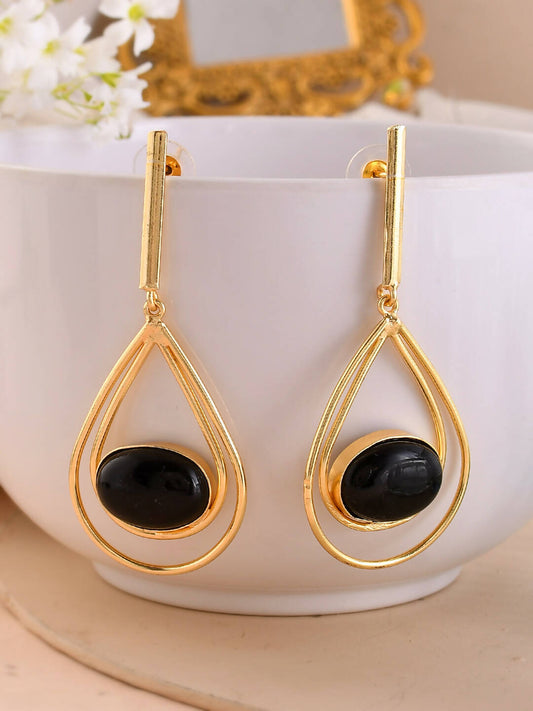 VOJ Women Gold Color stainless steel Earrings | Grab2Buy