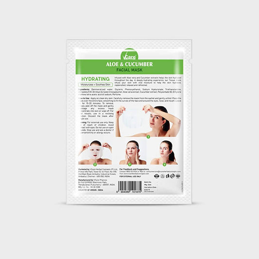 VCare Aloe and Cucumber Facial Mask Grab2Buy VCare Grab2Buy