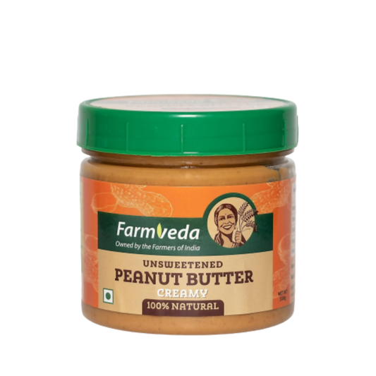 Farmveda Unsweetened Peanut Butter - Grab2buy