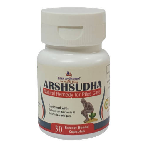 Deep Ayurveda Arshsudha 500mg Vegan Capsules - Grab2buy