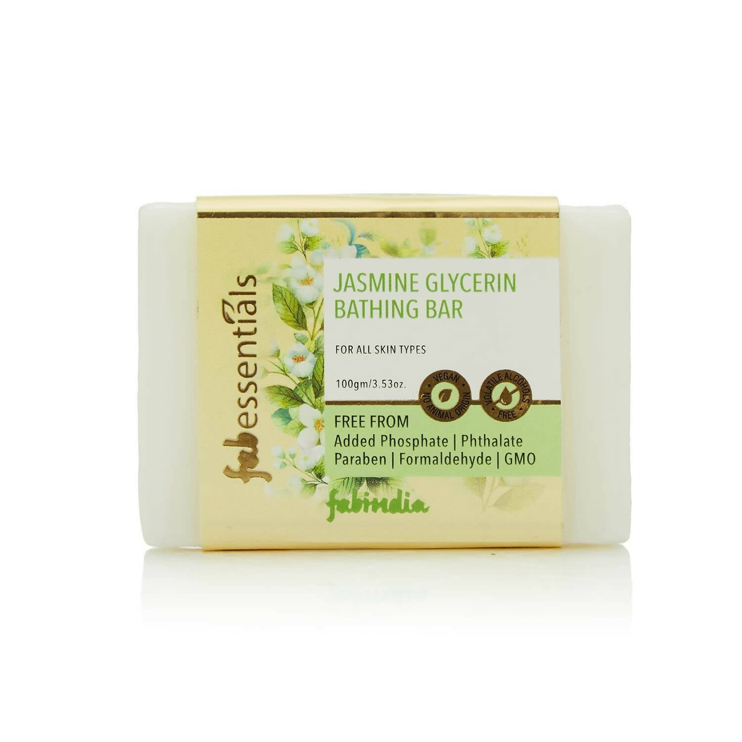Fabessentials Assorted Glycerin Bathing Bars Combo - Orange Neroli, Neem Aloe Vera & Jasmine - Grab2buy