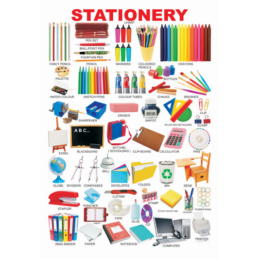 Dreamland Publications Educational Chart for Kids - Stationery