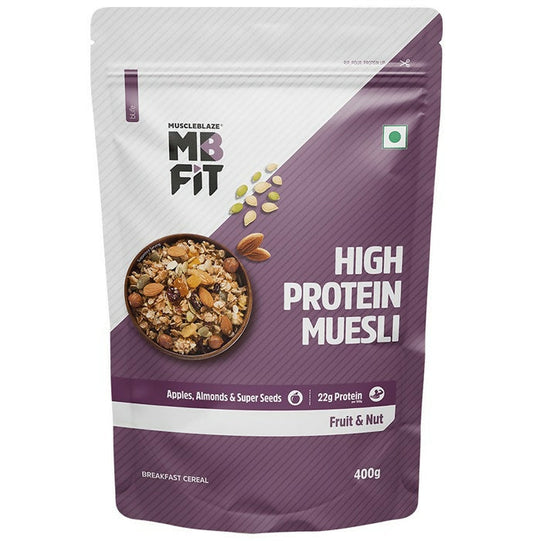 MuscleBlaze Fit High Protein Muesli - Fruits & Nut - Grab2buy