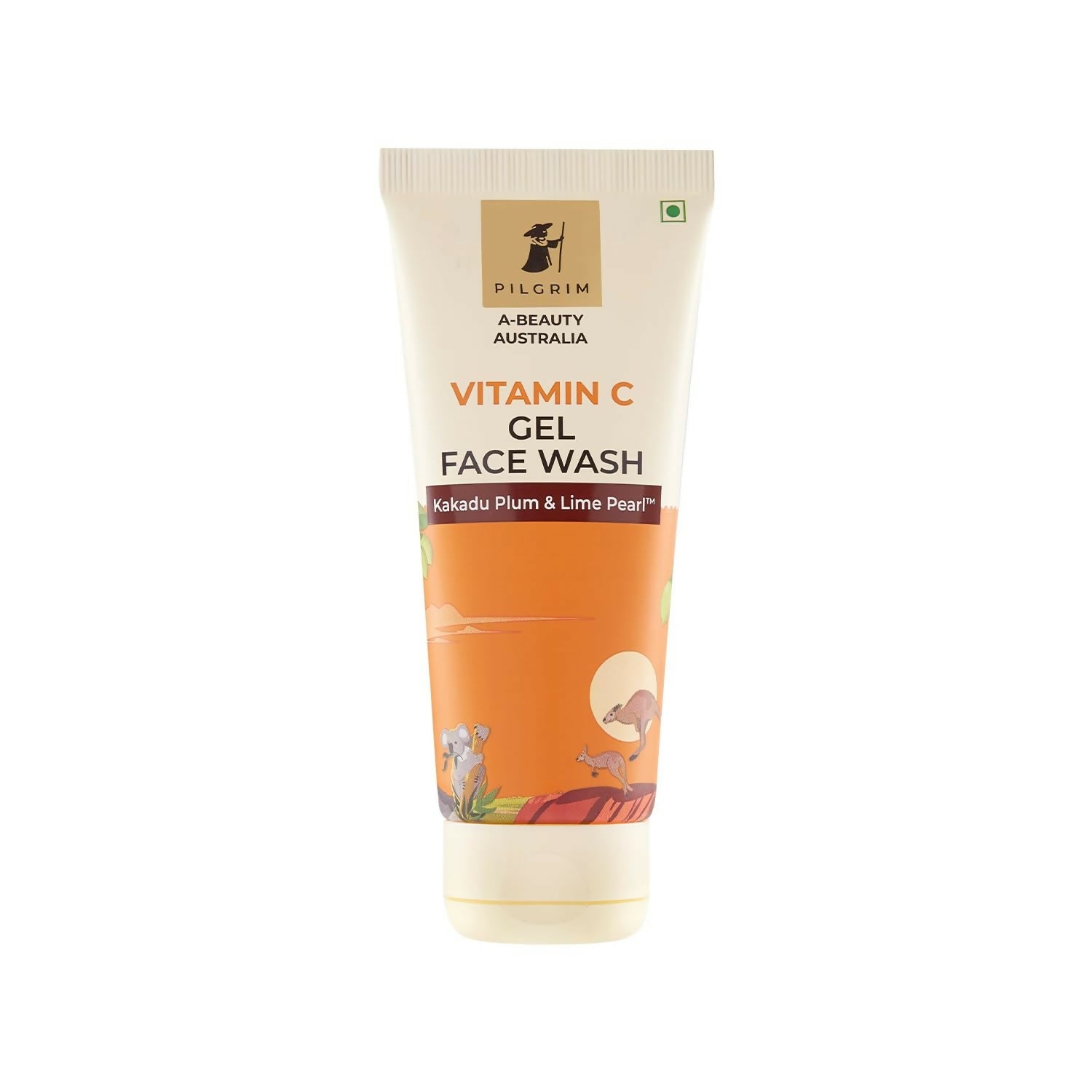 Pilgrim Australian Vitamin C Gel Face Wash For Glowing Skin With Kakadu Plum & Lime Pearl - Grab2buy