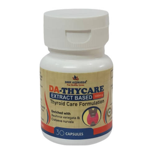 Deep Ayurveda DA-Thycare 500mg Veg Capsules