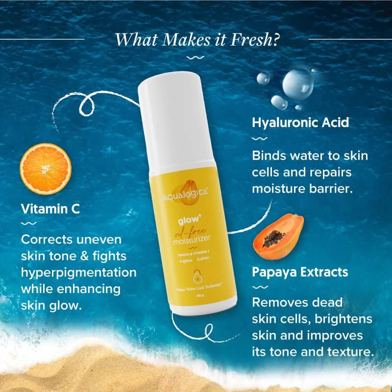 Aqualogica Glow+ Oil-Free Moisturizer - Grab2buy