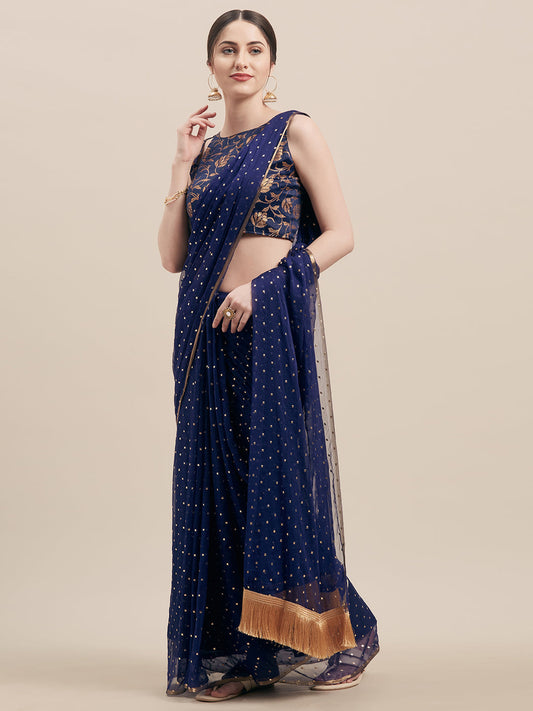 Tikhi Imli Blue Embellished Grab2Buy