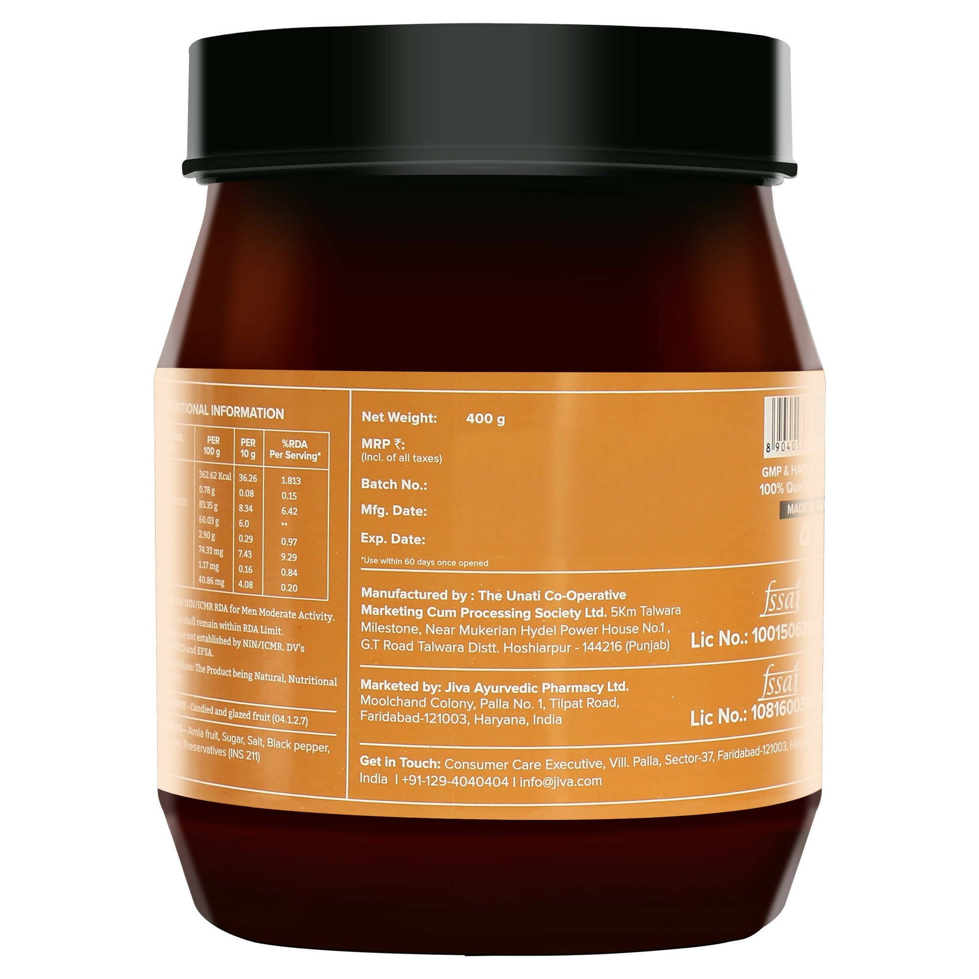 Jiva Ayurveda Chatpata Amla Candy - Distacart