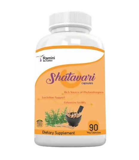 Ramini Bio Nutrition Shatavari 500mg Veg Capsules - Grab2buy